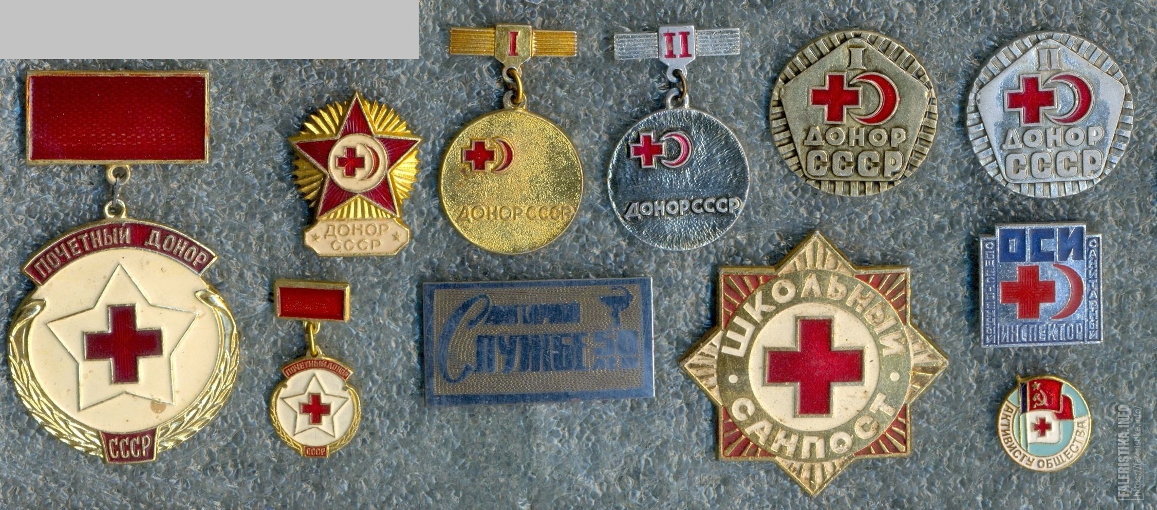 Советские значки медицина