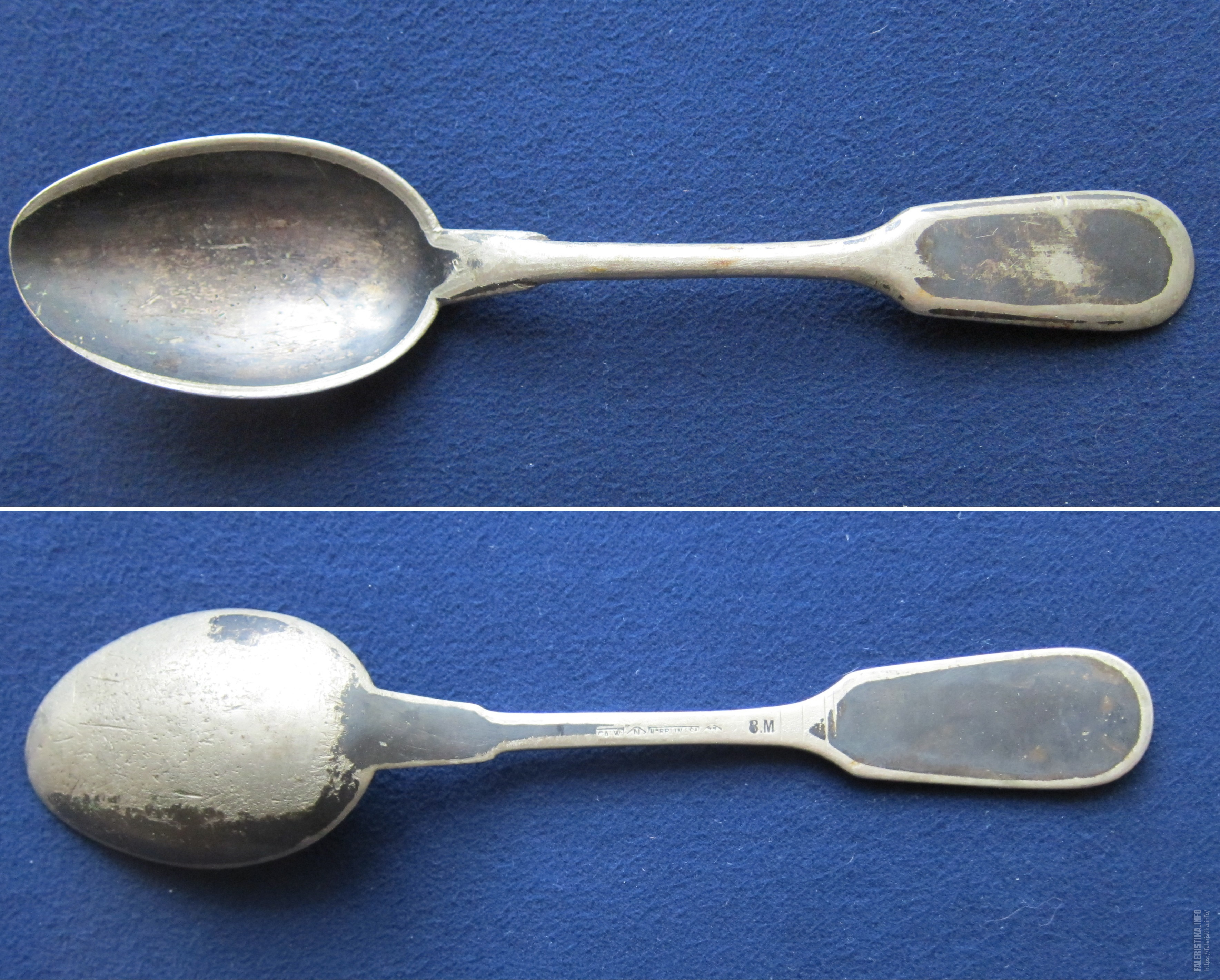 Ложка клеймо вм galw. Старинные ложки. Ложка столовая латунь серебрением клеймо potent 190 44. Ложка plewkiewicz galw. Ложка клеймо вм galw.