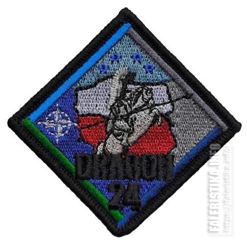 Нарукавный_знак_военно-тактических_учений_НАТО_«Дракон-24»_совместно_с_военнослужащими_Войска_Польского.jpg